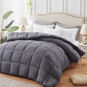 Queen Size Comforter - Down Alternative Comforter All-Season Lightweight Duvet